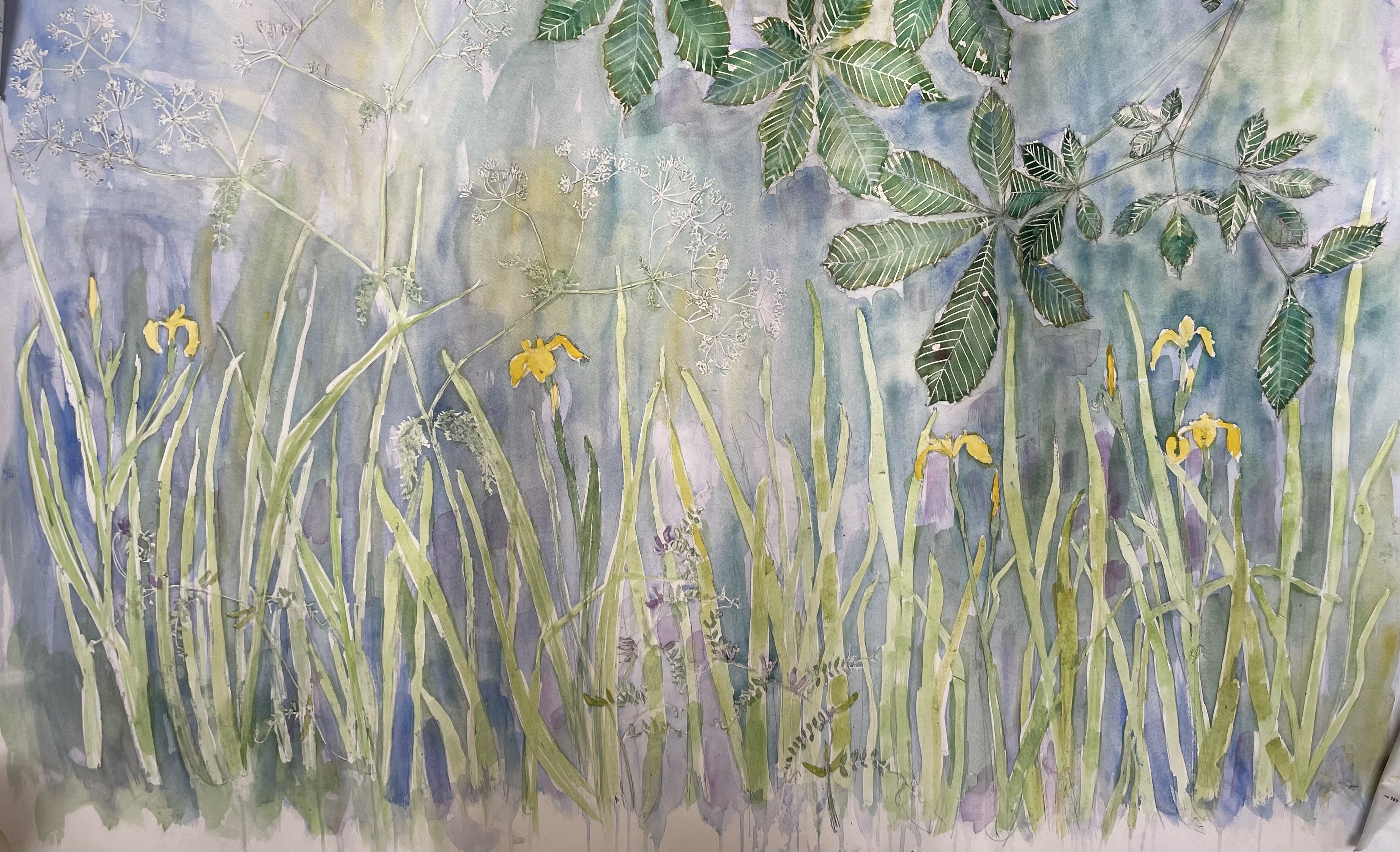 Donegal painting Irish artist art painting watercolour Ireland Katharine Temple